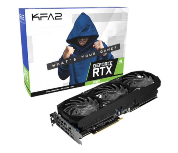 KFA2 GeForce RTX 3080 SG 1-Click OC LHR 12GB GDDR6X - 737676 - zdjęcie